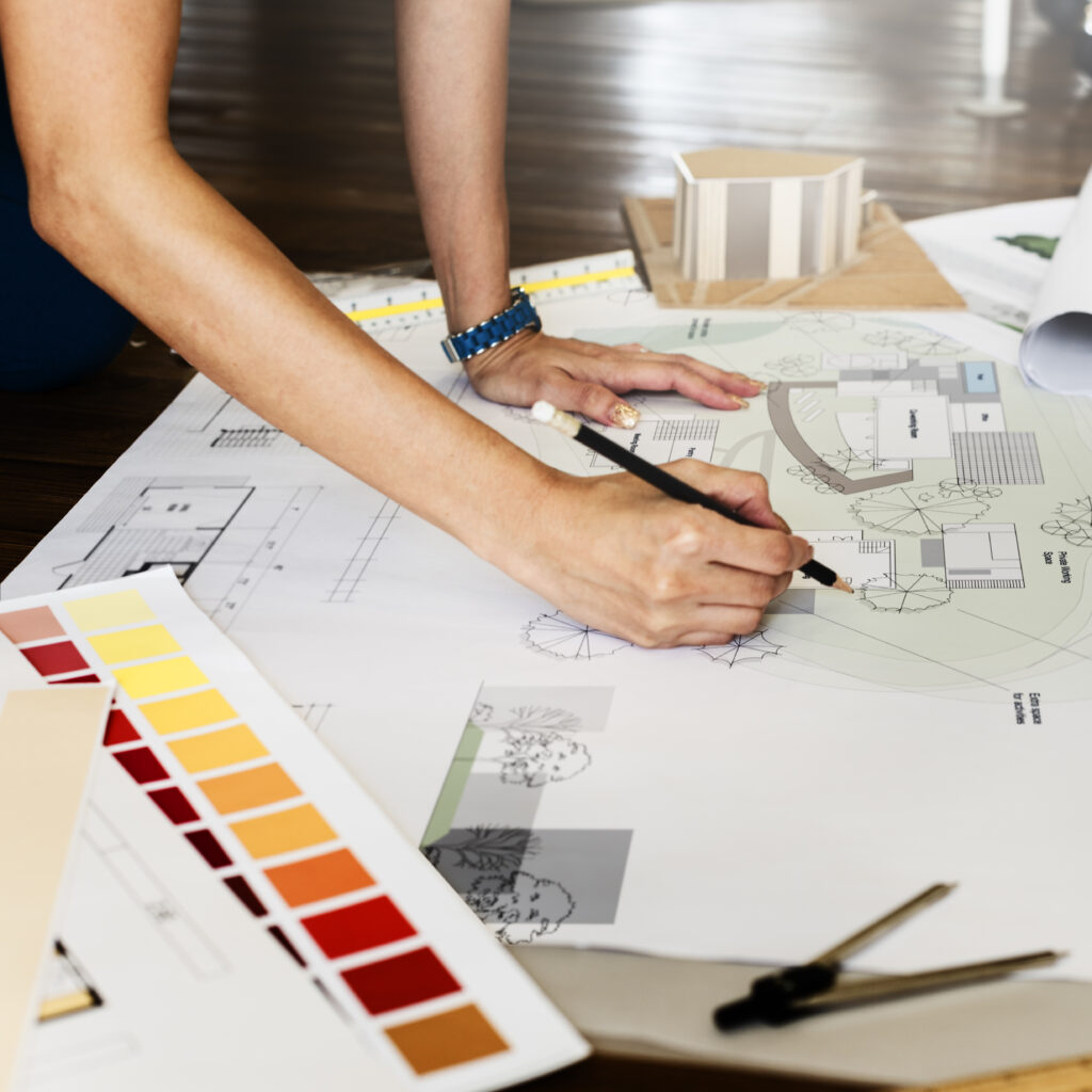 Design Studio Architect Creative Occupation Blueprint Concept
